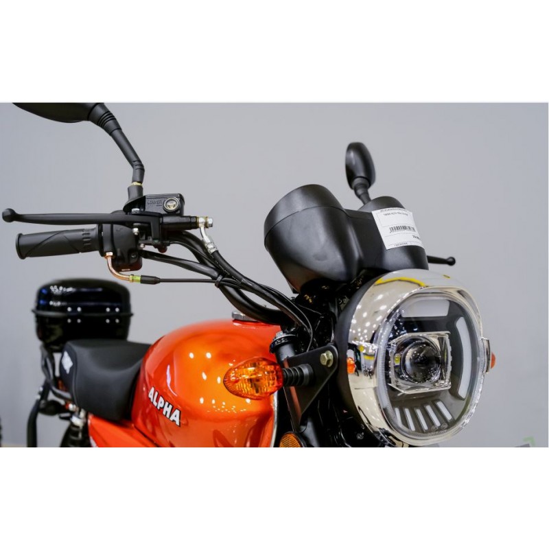 Купить  Мопед TMBK Alpha 50 17/17" 50cс, багажник зад, литые диски, LED фара (шт)  01100 (Progasi (ФОТО купить с доставкой по Москве и России, цена, технические характеристики, комплектация фото  - motoserp.ru