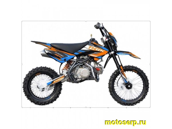 Купить  Питбайк TMBK Pitster SP2 125 (спортинв), 17/14, 4T, 125сс, фара, электро/кикстар., вилка перев., диск/диск (шт) (ФОТО купить с доставкой по Москве и России, цена, технические характеристики, комплектация фото  - motoserp.ru