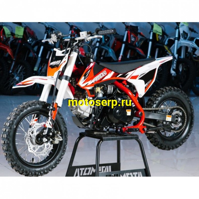 Купить  Питбайк Progasi KIDS POWER 110  10/12" (спортинв), 4Т, 110сс. элктростартер, Автомат  (сборка +3000р) (шт) (Progasi купить с доставкой по Москве и России, цена, технические характеристики, комплектация фото  - motoserp.ru