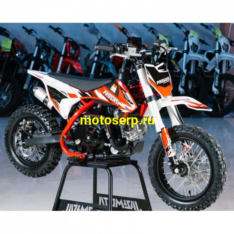 Купить  Питбайк Progasi KIDS POWER 110  10/12" (спортинв), 4Т, 110сс. элктростартер, Автомат  (сборка +3000р) (шт) (Progasi купить с доставкой по Москве и России, цена, технические характеристики, комплектация фото  - motoserp.ru