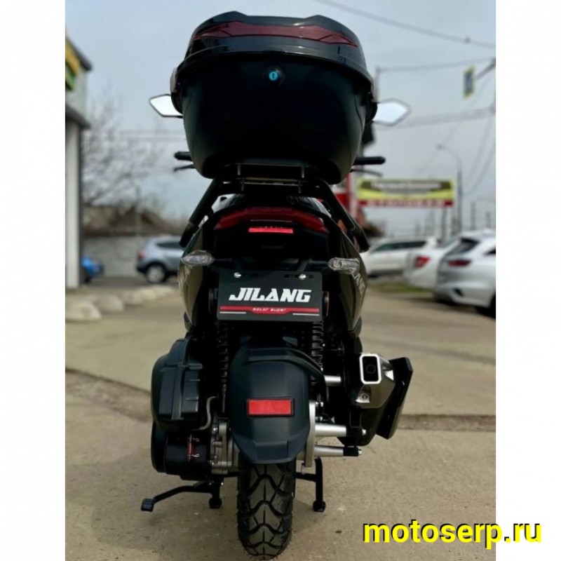 Купить  Скутер Jilang PTF 50, 50cc С ДУГАМИ, 12/12", карбюр , дикс/диск, кофр, USB. держатель телефона (шт) 01500 (К-дар купить с доставкой по Москве и России, цена, технические характеристики, комплектация фото  - motoserp.ru