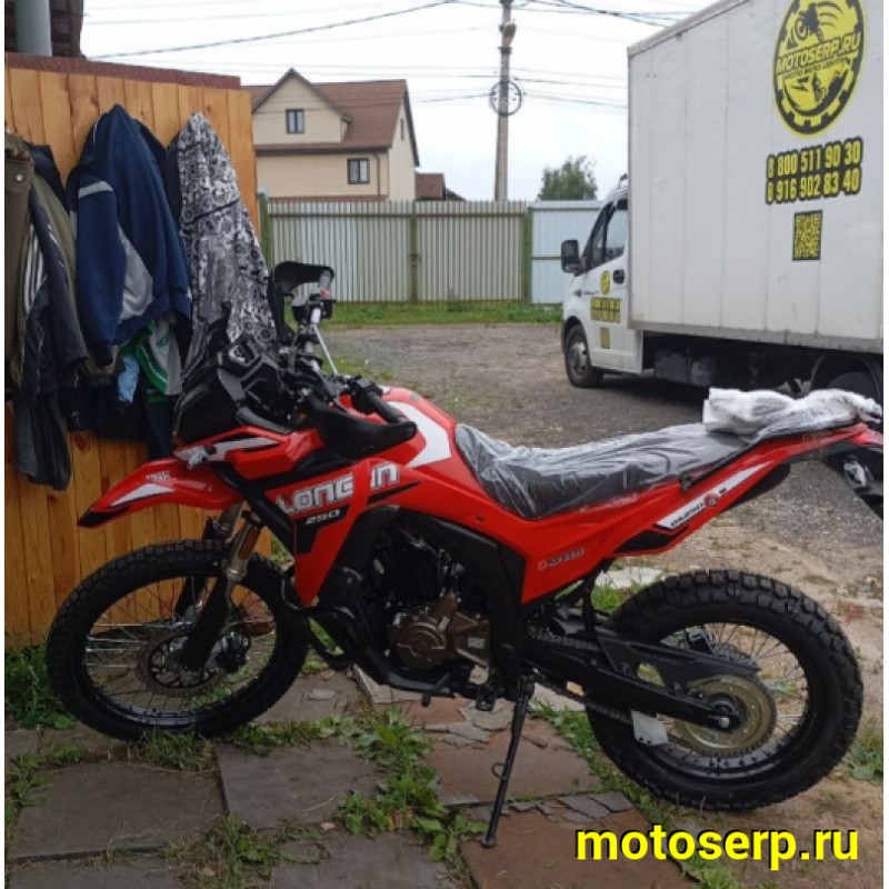 Купить  Мотоцикл внедорожный Loncin DS250 RALLY 4T (Loncin FE-250 171YMM) 21/18" (шт) (ПИК (ФОТО купить с доставкой по Москве и России, цена, технические характеристики, комплектация фото  - motoserp.ru