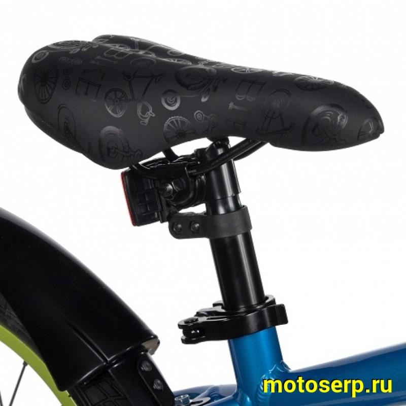 Купить  16" NOVATRACK EXTREME синий/зл (НОВАТРЕК ЭКСТРИМ) 16"; 1ск ; рама-алюм; тормоз-V-Brake (шт) (ART (M купить с доставкой по Москве и России, цена, технические характеристики, комплектация фото  - motoserp.ru