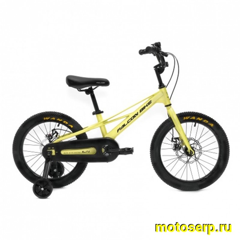 Купить  18" FALCON BIKE MILD желтый (Фалкон Милд) 18"; 1ск; рама-магний; тормоз-Disk (шт) (ART (M купить с доставкой по Москве и России, цена, технические характеристики, комплектация фото  - motoserp.ru