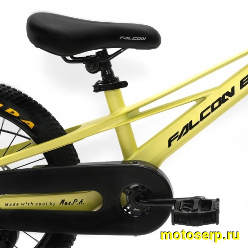 Купить  18" FALCON BIKE MILD желтый (Фалкон Милд) 18"; 1ск; рама-магний; тормоз-Disk (шт) (ART (M купить с доставкой по Москве и России, цена, технические характеристики, комплектация фото  - motoserp.ru