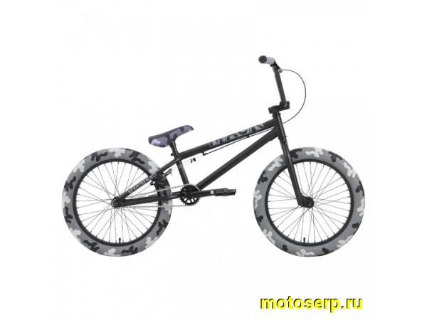 Купить  20" BMX TECH TEAM MACK черно-серый (20") (Тач Тим Мак) 20"; 1ск; рама-сталь; тормоз-V-Brake (шт) (ART купить с доставкой по Москве и России, цена, технические характеристики, комплектация фото  - motoserp.ru