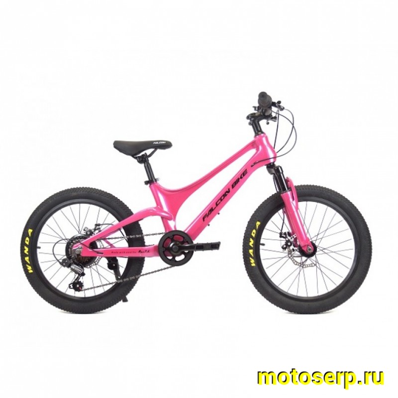 Купить  20" скоростной FALCON BIKE MILD розовый (Фалькон Байк Милд) 20"; 6ск; рама-магний; тормоз-Disk (шт) (ART купить с доставкой по Москве и России, цена, технические характеристики, комплектация фото  - motoserp.ru