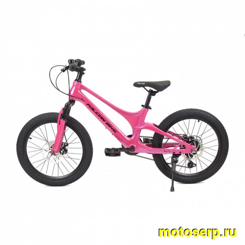Купить  20" скоростной FALCON BIKE MILD розовый (Фалькон Байк Милд) 20"; 6ск; рама-магний; тормоз-Disk (шт) (ART купить с доставкой по Москве и России, цена, технические характеристики, комплектация фото  - motoserp.ru