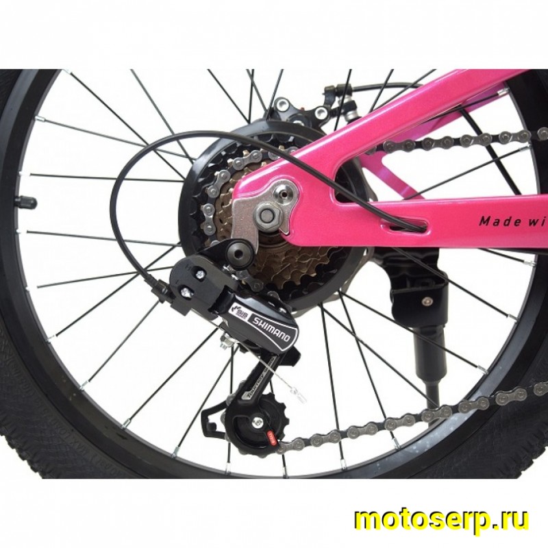 Купить  20" скоростной FALCON BIKE MILD розовый (Фалькон Байк Милд) 20"; 6ск; рама-магний; тормоз-Disk (шт) (ART купить с доставкой по Москве и России, цена, технические характеристики, комплектация фото  - motoserp.ru