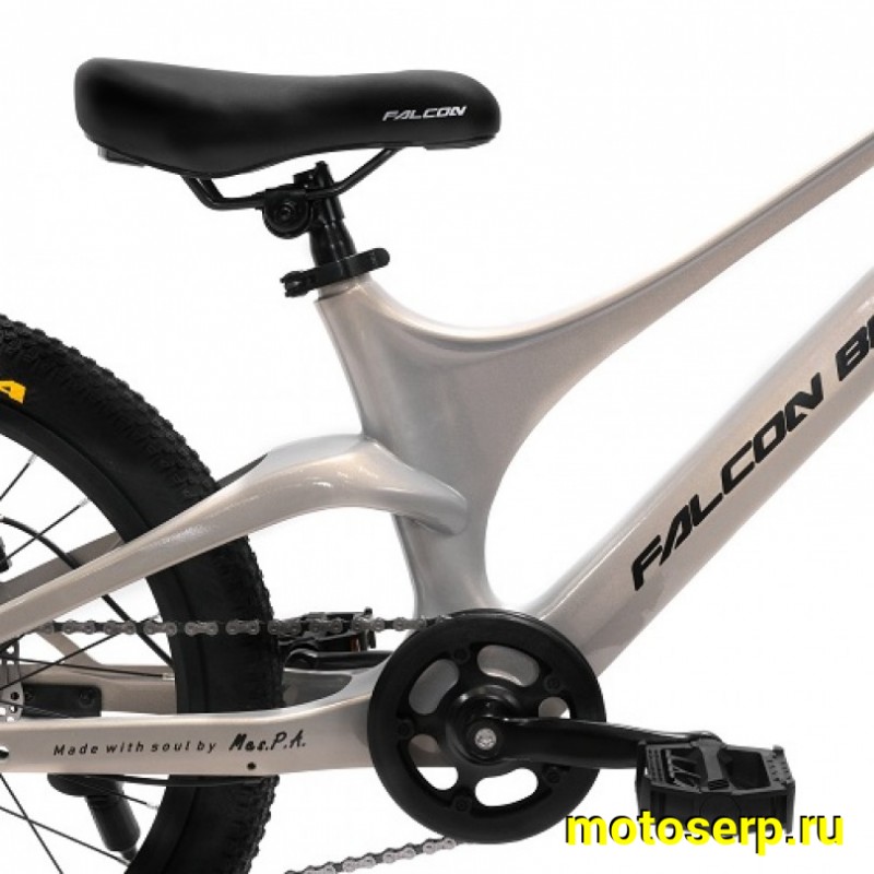 Купить  20" скоросной FALCON BIKE MILD серый (Фалькон Байк Милд) 20"; 6ск; рама-магний; тормоз-Disk (шт) (ART купить с доставкой по Москве и России, цена, технические характеристики, комплектация фото  - motoserp.ru