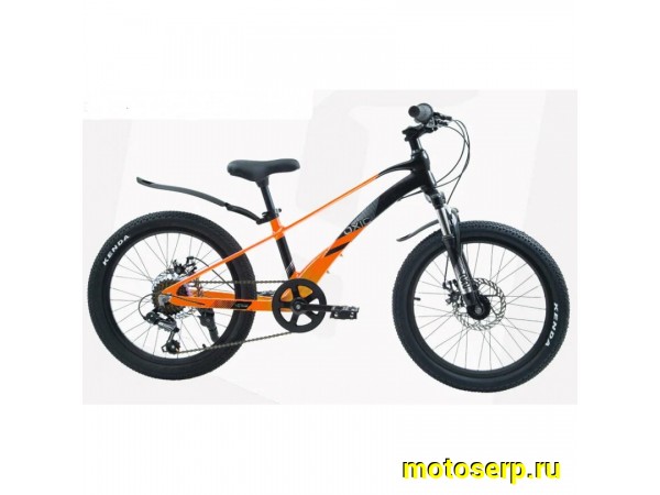 Купить  20" скоростной TECH TEAM OXIC оранжевый  (ТЕЧ ТИМ ОКСИК) 20"; 7ск; рама-магний; тормоз-Disc (шт) (ART (M купить с доставкой по Москве и России, цена, технические характеристики, комплектация фото  - motoserp.ru