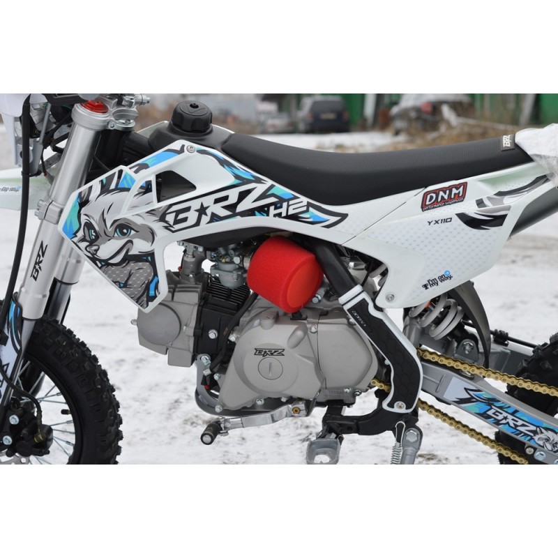 Купить  Питбайк BRZ H2 YX110  12/10" (Полуавтом.) (спортинв) (шт)  купить с доставкой по Москве и России, цена, технические характеристики, комплектация фото  - motoserp.ru