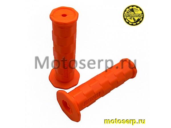Купить  Ручки руля (грипсы) Daytona Grippy Grip (оранжевый) (комп) (Кокурин купить с доставкой по Москве и России, цена, технические характеристики, комплектация фото  - motoserp.ru