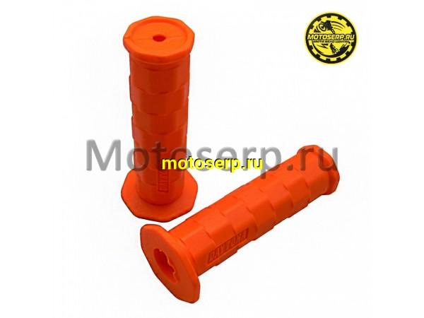 Купить  Ручки руля (грипсы) Daytona Grippy Grip (оранжевый) (комп) (Кокурин купить с доставкой по Москве и России, цена, технические характеристики, комплектация фото  - motoserp.ru
