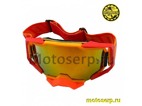 Купить  Очки мото Кросс 100% MX ARMEGA Orange-Red (реплика) (шт) (Кокурин   купить с доставкой по Москве и России, цена, технические характеристики, комплектация фото  - motoserp.ru