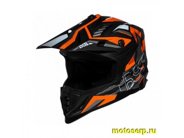 Купить  Шлем Кросс IXS 363 2.0 X12045 M69 черный/оранжевый р-р M  (шт)  (IXS X12045_M69_M купить с доставкой по Москве и России, цена, технические характеристики, комплектация фото  - motoserp.ru