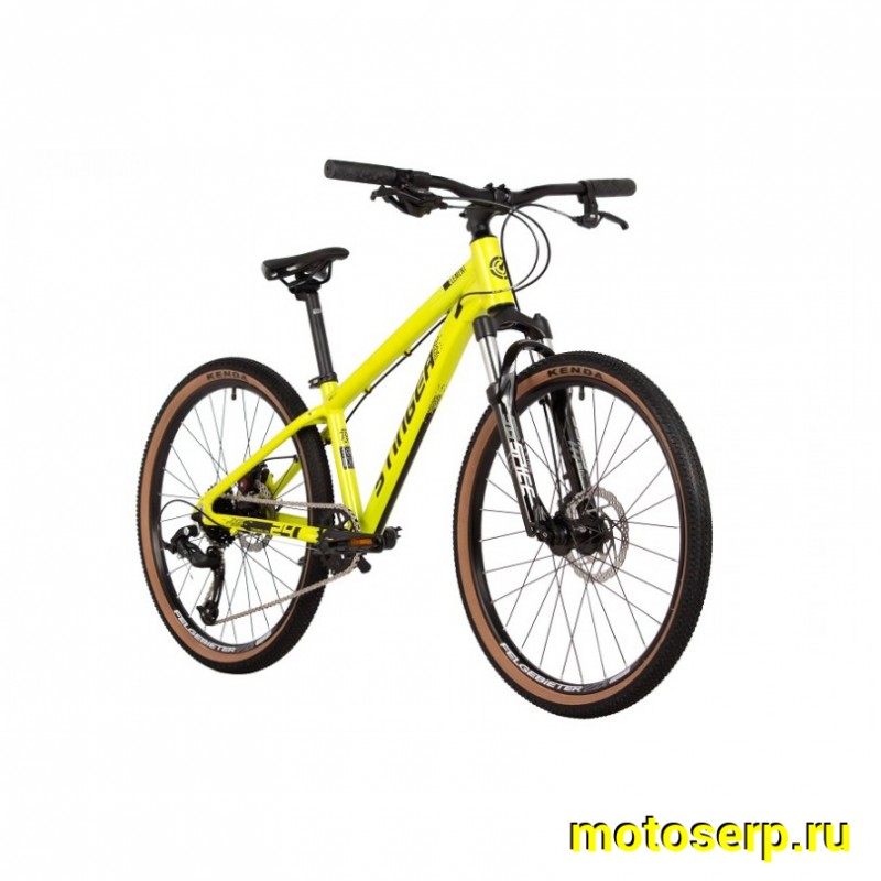 Купить  24" STINGER ELEMENT желтый (13") (СТИНГЕР ЭЛЕМЕНТ) 24" горный; 8ск; рама-алюминий; тормоз-Disk; вилка пружинно-эластомерная (шт) (ART купить с доставкой по Москве и России, цена, технические характеристики, комплектация фото  - motoserp.ru