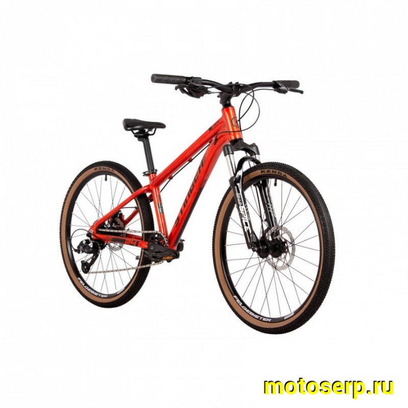 Купить  24" STINGER ELEMENT оранжевый (13") (СТИНГЕР ЭЛЕМЕНТ) 24" горный; 8ск; рама-алюминий; тормоз-Disk; вилка пружинно-эластомерная (шт) (ART купить с доставкой по Москве и России, цена, технические характеристики, комплектация фото  - motoserp.ru