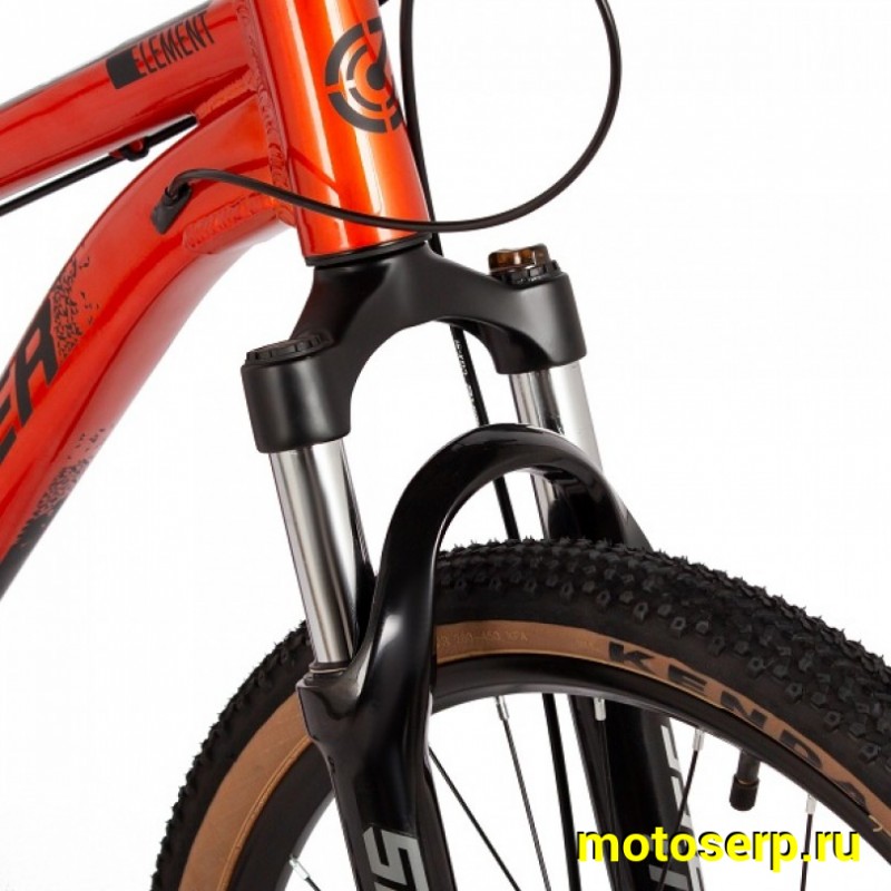 Купить  24" STINGER ELEMENT оранжевый (13") (СТИНГЕР ЭЛЕМЕНТ) 24" горный; 8ск; рама-алюминий; тормоз-Disk; вилка пружинно-эластомерная (шт) (ART купить с доставкой по Москве и России, цена, технические характеристики, комплектация фото  - motoserp.ru
