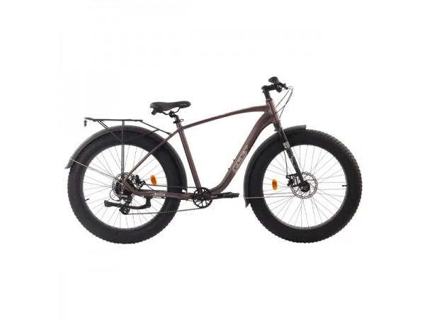 Купить  26" FAT TECH TEAM FLEX коричневый (20) (Тач Тим Флекс) 26"; 8ск; рама-алюминий; тормоз-Disk; вилка-стальная (шт) (ART (M купить с доставкой по Москве и России, цена, технические характеристики, комплектация фото  - motoserp.ru