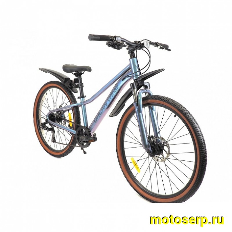 Купить  26" ORLAN WING VENUS 2.0 голубой (14") (Орлан Винг Венус 2.0) 26"; 7ск; рама-алюминий; тормоз-Disk (шт) (ART (M купить с доставкой по Москве и России, цена, технические характеристики, комплектация фото  - motoserp.ru