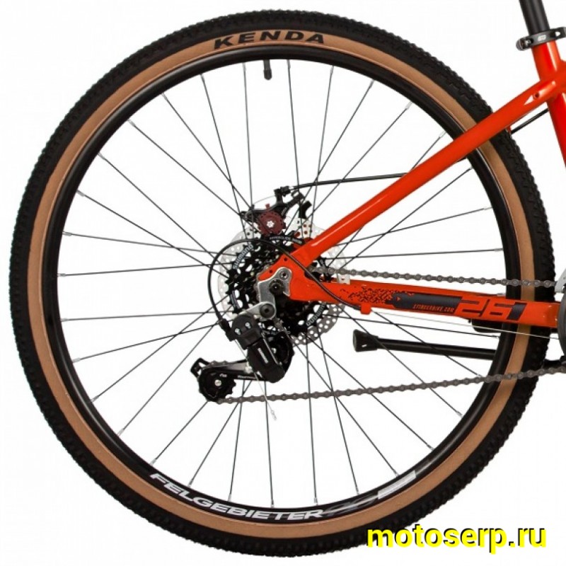 Купить  26" STINGER ELEMENT оранжевый (15") (СТИНГЕР ЭЛЕМЕНТ) 26" горный; ск; рама-алюминий; тормоз-Disk; вилка пружинно-эластомерная (шт) (ART купить с доставкой по Москве и России, цена, технические характеристики, комплектация фото  - motoserp.ru