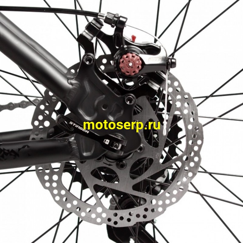 Купить  27.5" STINGER ELEMENT черный (16") (СТИНГЕР ЭЛЕМЕНТ) 27.5" горный; 14ск; рама-алюминий; тормоз-Disk; вилка пружинно-эластомерная (шт) (ART купить с доставкой по Москве и России, цена, технические характеристики, комплектация фото  - motoserp.ru