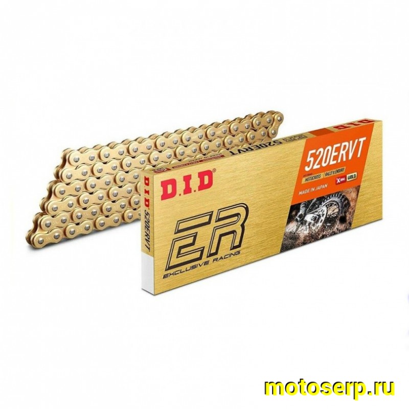 Купить  Цепь приводная (520х126) DID 520ERVT X-Ring звеньев с сальником (замок-защелка) 520ERVT126 (шт) (TS купить с доставкой по Москве и России, цена, технические характеристики, комплектация фото  - motoserp.ru