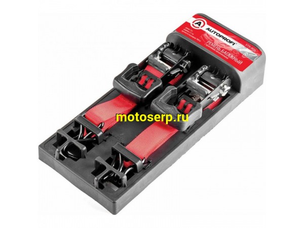 Купить  Стропы универсальные (стяжки) для крепления мотоцикла AUTOPROFI (шт) (AUTOPROFI STR-900 купить с доставкой по Москве и России, цена, технические характеристики, комплектация фото  - motoserp.ru