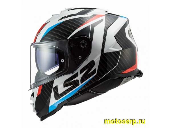 Купить  Шлем закрытый LS2 FF800 STORM II RACER Red Blue (XL) интеграл (шт) (LS2 купить с доставкой по Москве и России, цена, технические характеристики, комплектация фото  - motoserp.ru