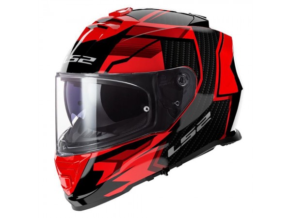 Купить  Шлем закрытый LS2 FF800 STORM II TRACKER Black Red (XXXL) интеграл (шт) (LS2 купить с доставкой по Москве и России, цена, технические характеристики, комплектация фото  - motoserp.ru