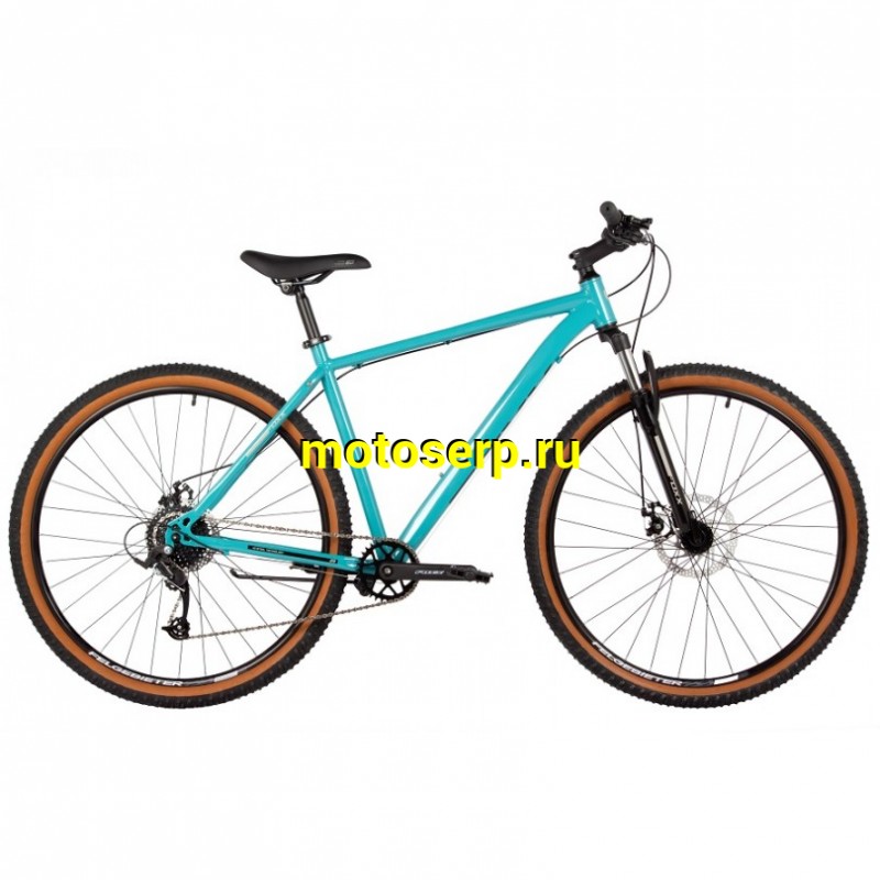 Купить  29" FOXX ARAGON бирюзовый (18) (АРАГОН) 29"; 8ск; рама-сталь; тормоз-Disk (шт) (ART (M купить с доставкой по Москве и России, цена, технические характеристики, комплектация фото  - motoserp.ru