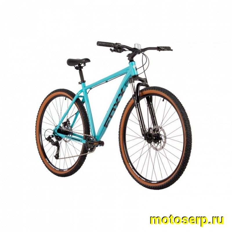 Купить  29" FOXX ARAGON бирюзовый (18) (АРАГОН) 29"; 8ск; рама-сталь; тормоз-Disk (шт) (ART (M купить с доставкой по Москве и России, цена, технические характеристики, комплектация фото  - motoserp.ru