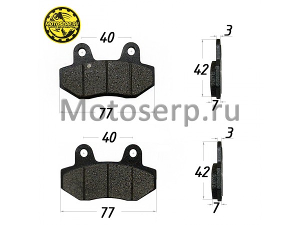 Купить  Колодки тормозные диск VENTO SMART-2 (N) (передние) (пар) (Vento 7630 купить с доставкой по Москве и России, цена, технические характеристики, комплектация фото  - motoserp.ru