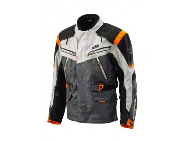 Купить  Куртка с жесткими вставками текстильная KTM №7 серая (M) (NQ) (ML 20863 купить с доставкой по Москве и России, цена, технические характеристики, комплектация фото  - motoserp.ru