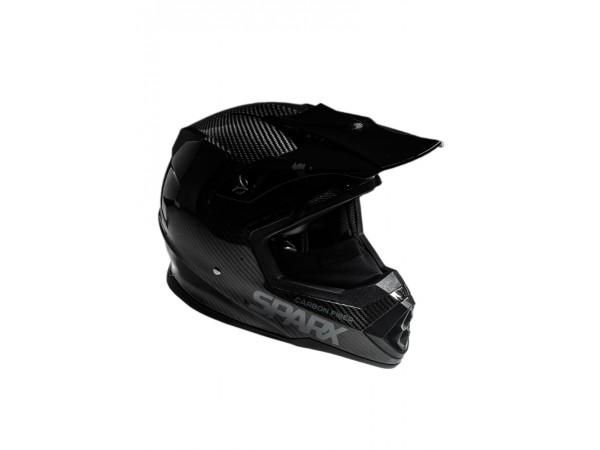 Купить  Шлем Кросс SPARX Nix CARBON 3K (YK780) КАРБОНОВАЯ ОБОЛОЧКА 3K р-р M (шт) (CK купить с доставкой по Москве и России, цена, технические характеристики, комплектация фото  - motoserp.ru
