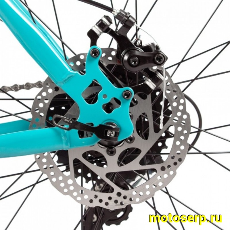 Купить  29" FOXX ARAGON бирюзовый (22) (АРАГОН) 29"; 8ск; рама-сталь; тормоз-Disk (шт) (ART (M купить с доставкой по Москве и России, цена, технические характеристики, комплектация фото  - motoserp.ru