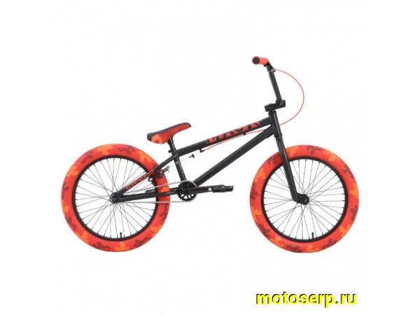 Купить  20" BMX TECH TEAM MACK черно-красный (20") (Тач Тим Мак) 20"; 1ск; рама-сталь; тормоз-V-Brake (шт) (ART (M купить с доставкой по Москве и России, цена, технические характеристики, комплектация фото  - motoserp.ru