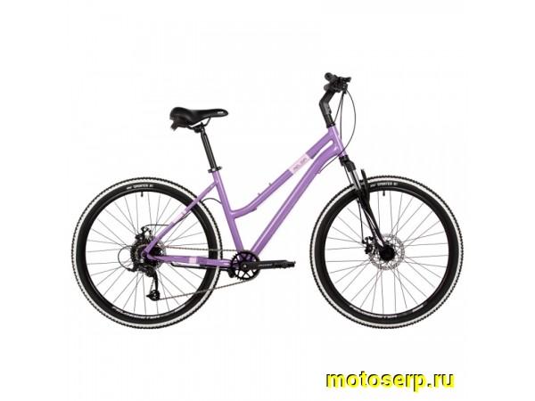 Купить  26" FOXX MELISA фиолетовый (17") (МЕЛИСА) 26"; 7ск; рама-сталь; тормоз-Disk (шт) (ART (M купить с доставкой по Москве и России, цена, технические характеристики, комплектация фото  - motoserp.ru