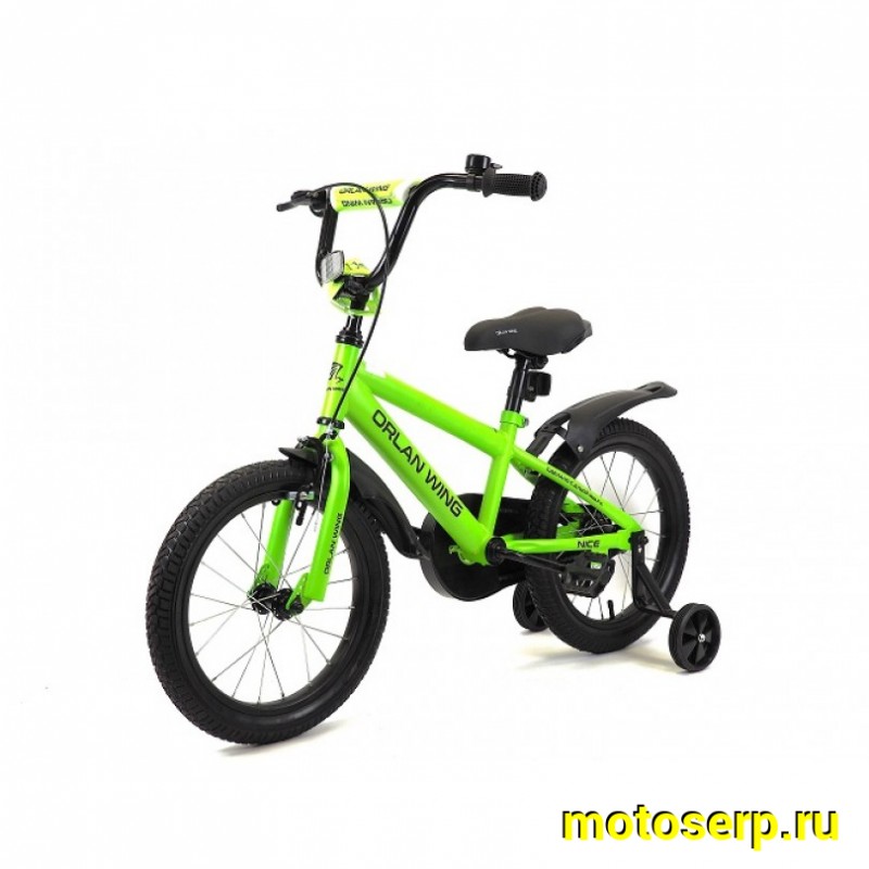 Купить  16" ORLAN WING NICE зеленый (орлан винг найс) 16"; 1ск; рама-сталь; тормоз-V-Brake (шт) (ART купить с доставкой по Москве и России, цена, технические характеристики, комплектация фото  - motoserp.ru