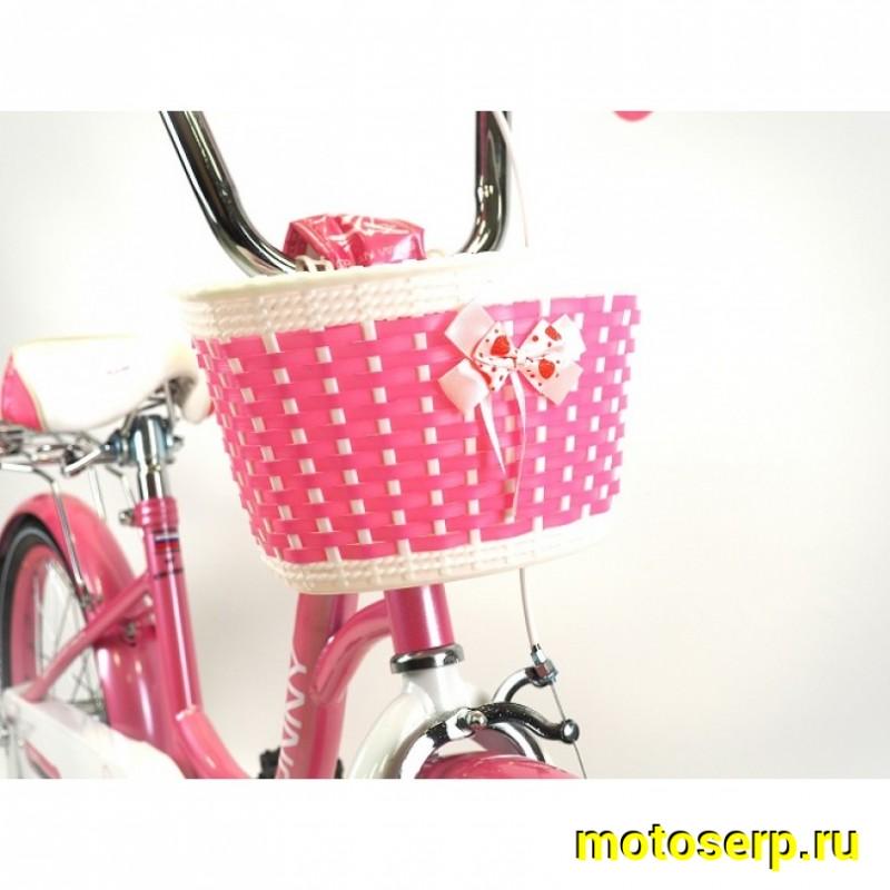Купить  16" ORLAN WING FUNNY розовый (Орлан Винг Фунни) 16"; 1ск; рама-сталь; тормоз-V-brake (шт) (ART (M купить с доставкой по Москве и России, цена, технические характеристики, комплектация фото  - motoserp.ru