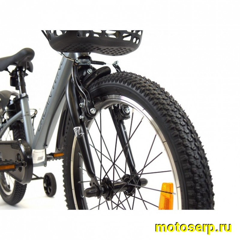 Купить  16" ORLAN WING HANDY серый (Орлан Винг Хенди) 16"; 1ск; рама-сталь; тормоз-V-brake (шт) (ART (M купить с доставкой по Москве и России, цена, технические характеристики, комплектация фото  - motoserp.ru