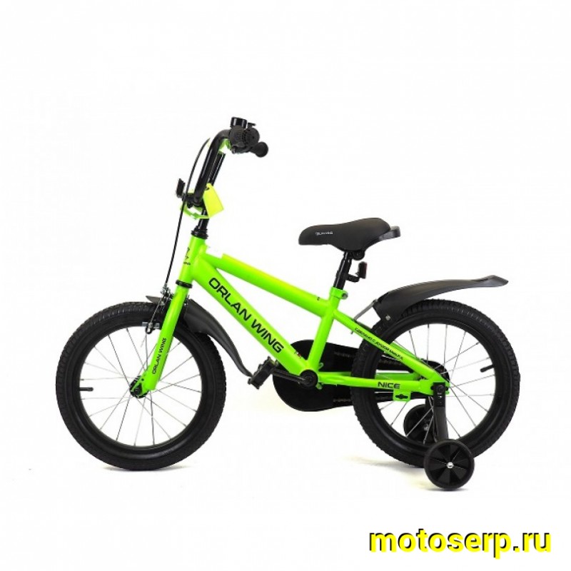 Купить  18" ORLAN WING NICE зеленый (Орлан Винг найс) 18"; 1ск; рама-сталь; тормоз-V-brake (шт) (ART (M купить с доставкой по Москве и России, цена, технические характеристики, комплектация фото  - motoserp.ru