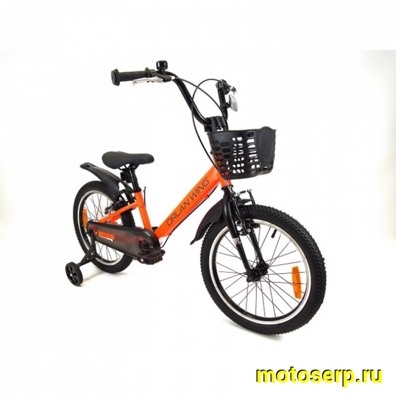 Купить  18" ORLAN WING HANDY оранжевый (Орлан Винг Хенди) 18"; 1ск; рама-сталь; тормоз-V-brake (шт) (ART (M купить с доставкой по Москве и России, цена, технические характеристики, комплектация фото  - motoserp.ru