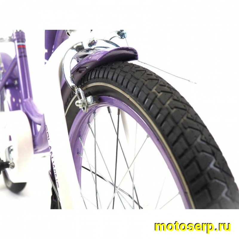 Купить  20" ORLAN WING FUNNY фиолетовый (Орлан Винг Фанни) 20"; 1ск; рама-сталь; тормоз-ножной/V-Brake (шт) (ART (M купить с доставкой по Москве и России, цена, технические характеристики, комплектация фото  - motoserp.ru
