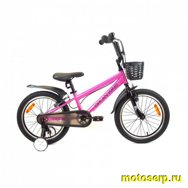 Купить  20" ORLAN WING JUNIOR розовый (Орлан Винг Джуниор) 20"; 1ск; рама-сталь; V-Brake (шт) (ART (M купить с доставкой по Москве и России, цена, технические характеристики, комплектация фото  - motoserp.ru
