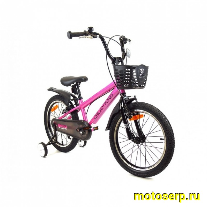 Купить  20" ORLAN WING JUNIOR розовый (Орлан Винг Джуниор) 20"; 1ск; рама-сталь; V-Brake (шт) (ART (M купить с доставкой по Москве и России, цена, технические характеристики, комплектация фото  - motoserp.ru