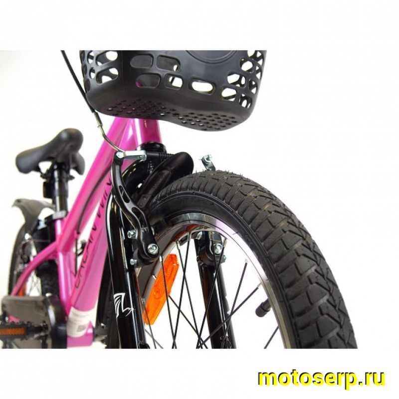 Купить  20" ORLAN WING JUNIOR розовый (Орлан Винг Джуниор) 20"; 1ск; рама-сталь; V-Brake (шт) (ART (M купить с доставкой по Москве и России, цена, технические характеристики, комплектация фото  - motoserp.ru