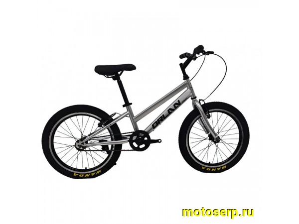 Купить  20" ORLAN WING STRONG 1.0 серый (Орлан Винг Стронг) 20&rdquo;; 1ск; рама-сталь; тормоз-V-Brake (шт) (ART купить с доставкой по Москве и России, цена, технические характеристики, комплектация фото  - motoserp.ru