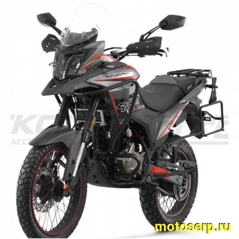 Купить  Мотоцикл внедорожный ROCKOT DAKAR ADVENTURE 2.0 (ЭПТС)  (Серый/Красный) Тур-эндуро (шт) (ROCKOT (ФОТО купить с доставкой по Москве и России, цена, технические характеристики, комплектация фото  - motoserp.ru